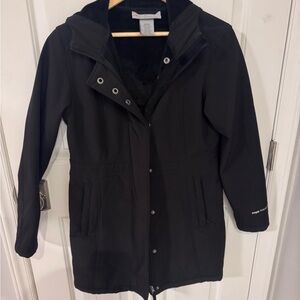 Free Country Women's Black Hooded Ski Jacket